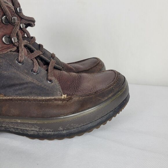 Sorel Kingston Chukka Boot Mens 11.5 Brown Waterproof Leather Casual Work Hiking - Picture 5 of 14